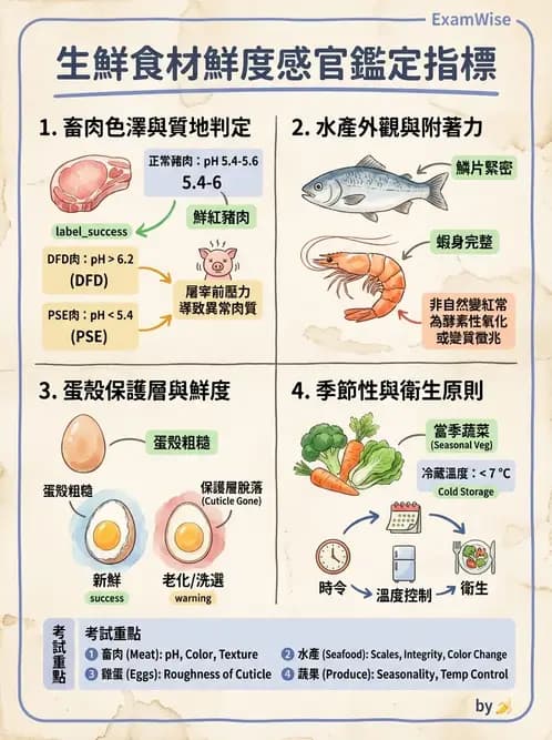 營養 - 食材驗收與品質規格 - AI 圖文解析預覽