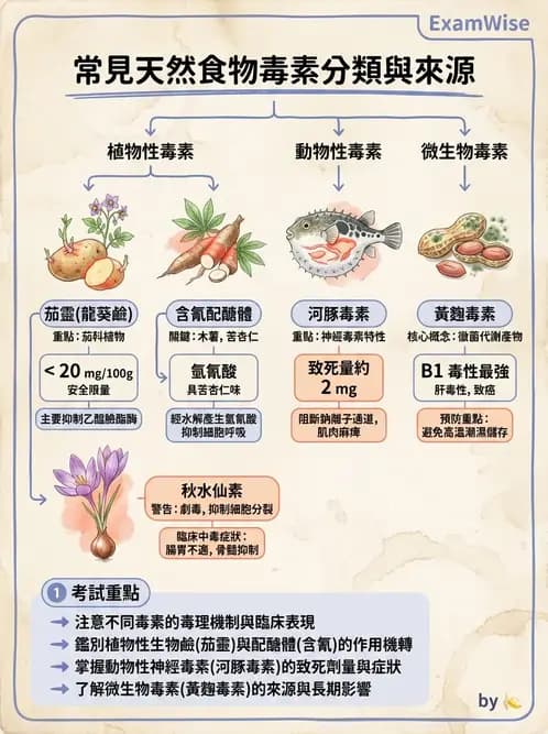 營養 - 食品安全衛生管理 - AI 圖文解析預覽