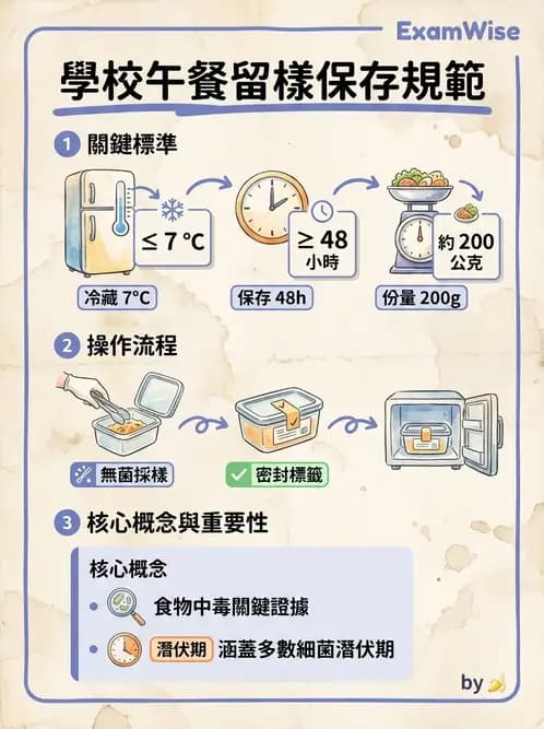 營養 - 製程衛生規範、標示法規與供應管理 - AI 圖文解析預覽