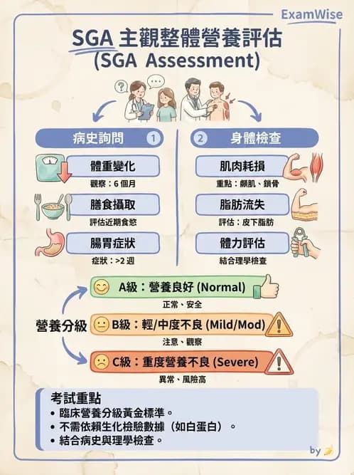 營養 - 營養篩檢與評估量表 - AI 圖文解析預覽
