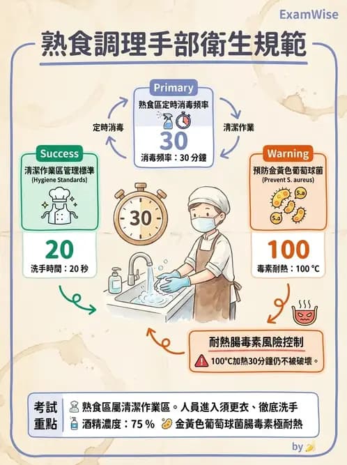 營養 - 餐飲人員衛生與操作規範 - AI 圖文解析預覽