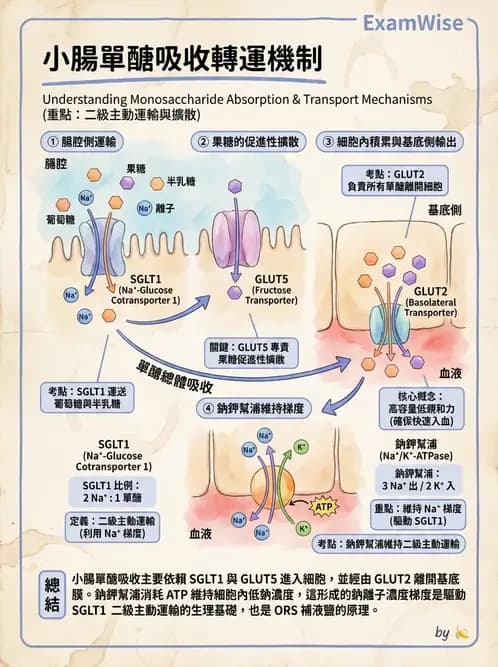 營養 - 消化系統生理學 - AI 圖文解析預覽