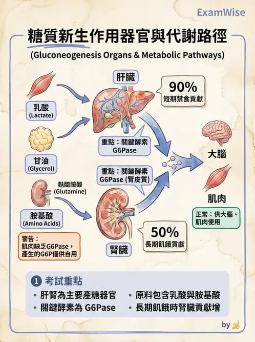 營養 - 醣類代謝路徑 - AI 圖文解析預覽