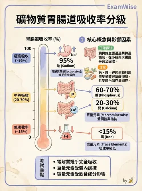 營養 - 巨量礦物質營養素 - AI 圖文解析預覽