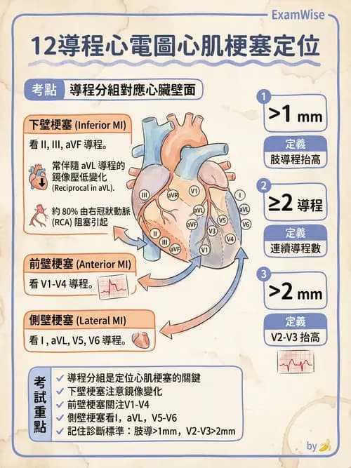 專師 - 急性心肌梗塞與處置 - AI 圖文解析預覽