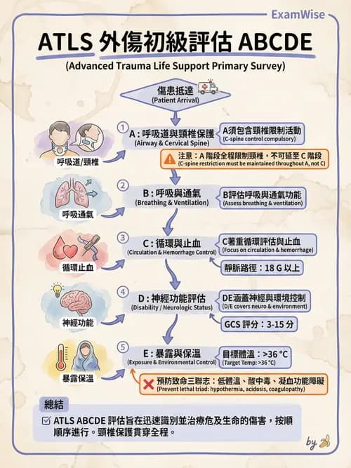 專師 - 創傷初評與呼吸道 - AI 圖文解析預覽