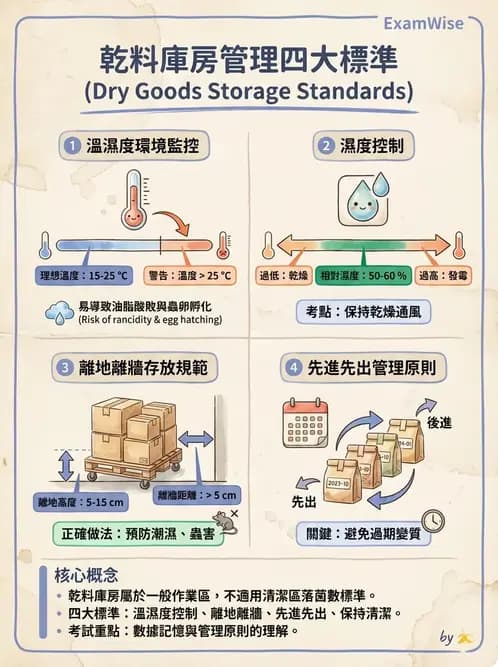 營養 - 庫房管理、食材貯存與盤點 - AI 圖文解析預覽