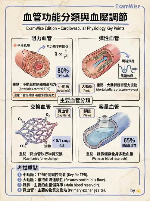 營養 - 心血管系統生理學 - AI 圖文解析預覽