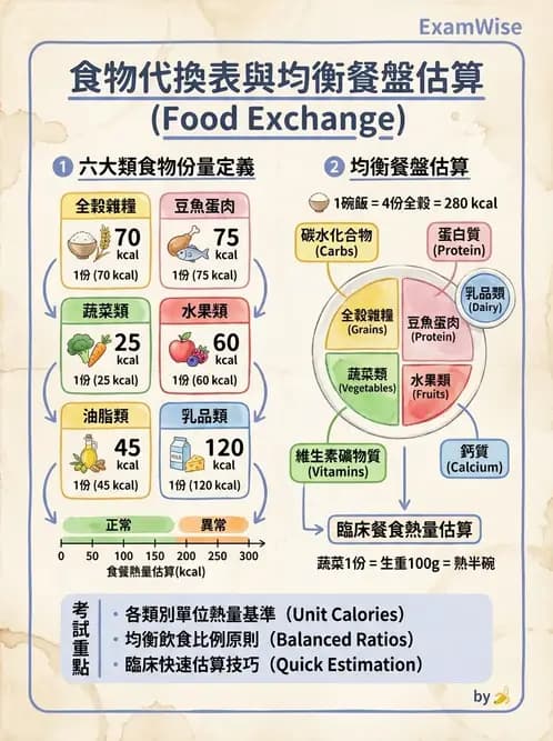 營養 - 能量平衡與食慾控制 - AI 圖文解析預覽