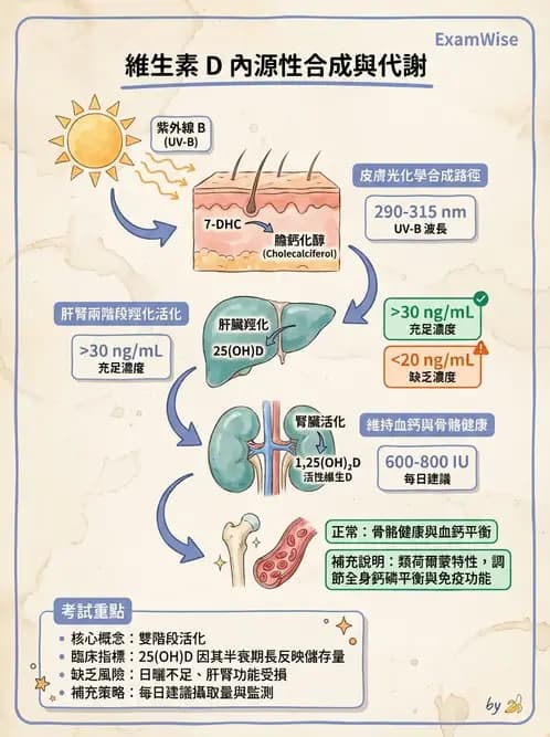 營養 - 維生素D - AI 圖文解析預覽