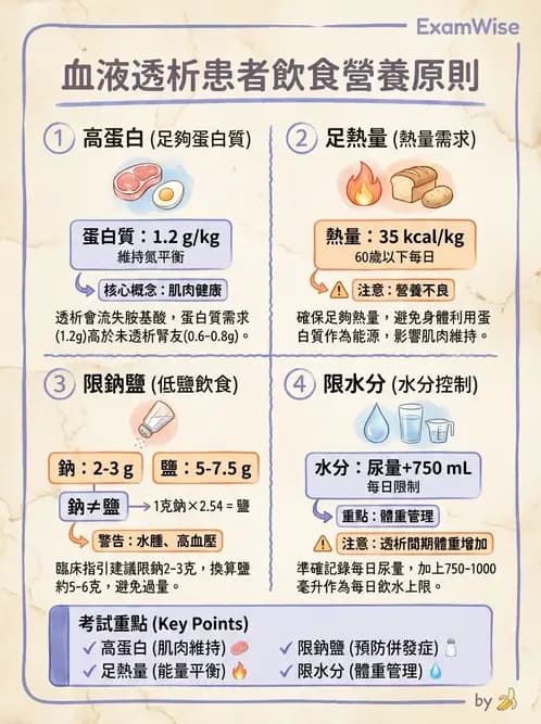 營養 - 透析治療飲食管理 - AI 圖文解析預覽