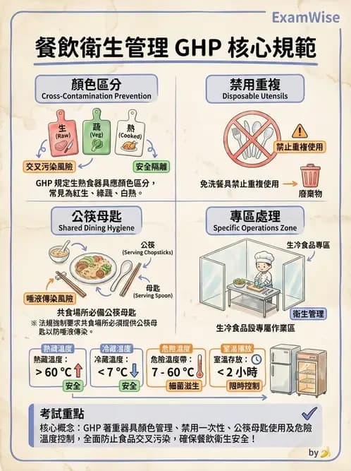 營養 - 製程衛生規範、標示法規與供應管理 - AI 圖文解析預覽