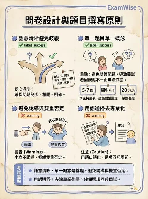 營養 - 問卷設計與信效度 - AI 圖文解析預覽