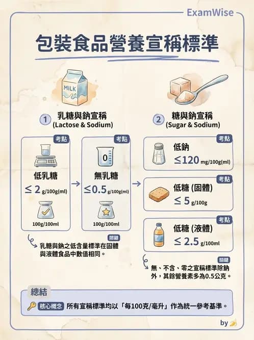 營養 - 食品標示與營養宣稱法規 - AI 圖文解析預覽