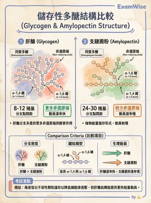 營養 - 醣類代謝 - AI 圖文解析預覽