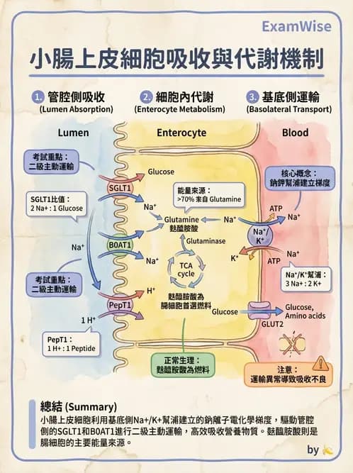 營養 - 消化系統生理學 - AI 圖文解析預覽