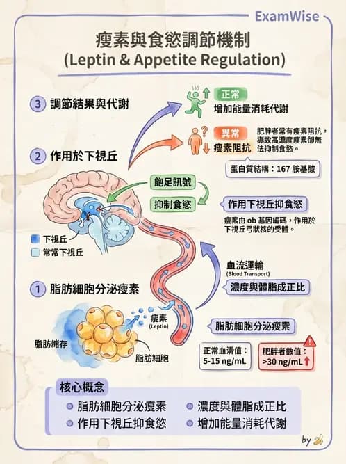 營養 - 內分泌與代謝生理學 - AI 圖文解析預覽