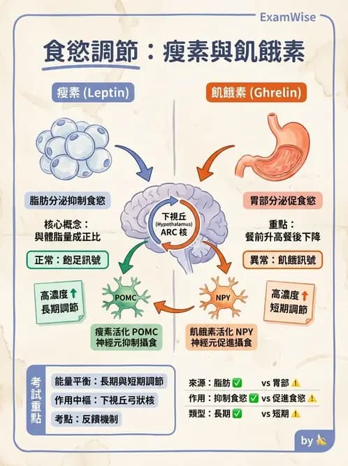 營養 - 能量平衡與食慾控制 - AI 圖文解析預覽
