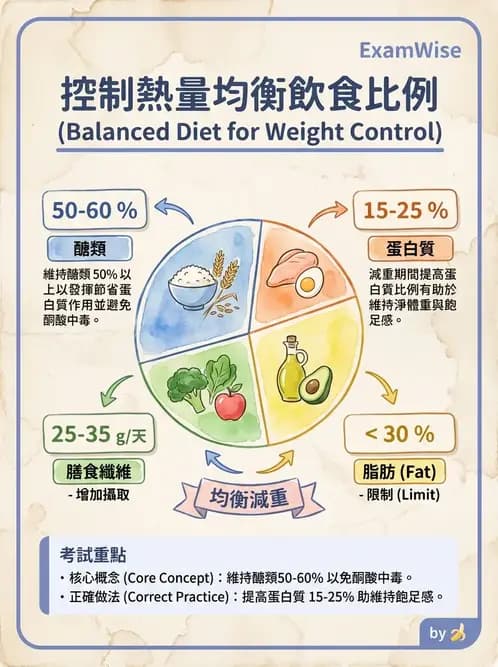 營養 - 能量平衡與食慾控制 - AI 圖文解析預覽
