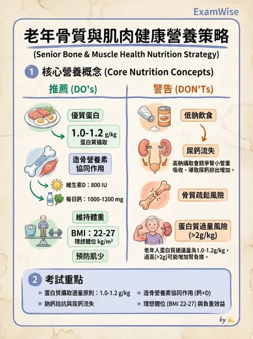 營養 - 兒童青少年與老年營養 - AI 圖文解析預覽