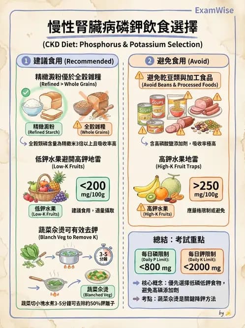 營養 - 透析治療飲食管理 - AI 圖文解析預覽