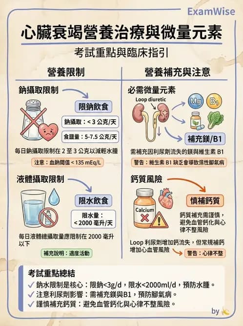 營養 - 心臟衰竭、移植與血脂管理 - AI 圖文解析預覽