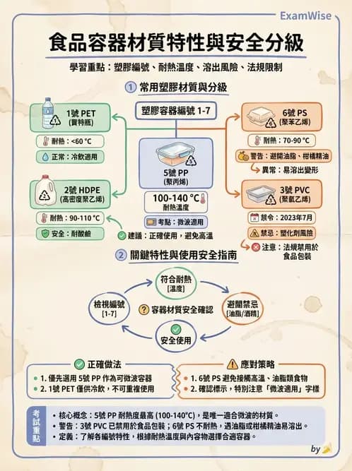 營養 - 食品安全衛生管理 - AI 圖文解析預覽