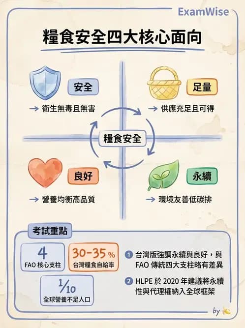 營養 - 國際營養議題與糧食安全 - AI 圖文解析預覽