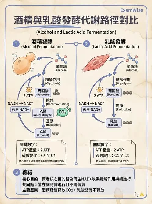 營養 - 醣類代謝 - AI 圖文解析預覽