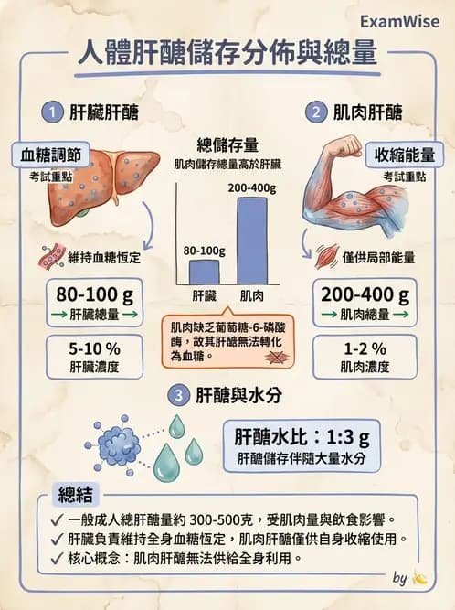 營養 - 醣類代謝路徑 - AI 圖文解析預覽