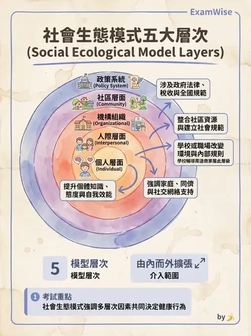 營養 - 健康行為改變理論 - AI 圖文解析預覽