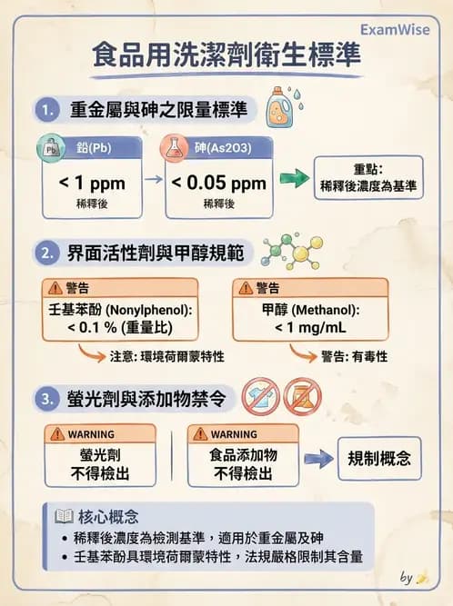 營養 - 食品用洗潔劑與殺菌消毒 - AI 圖文解析預覽