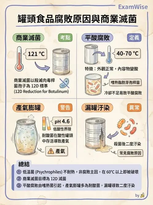 營養 - 食品腐敗微生物學 - AI 圖文解析預覽