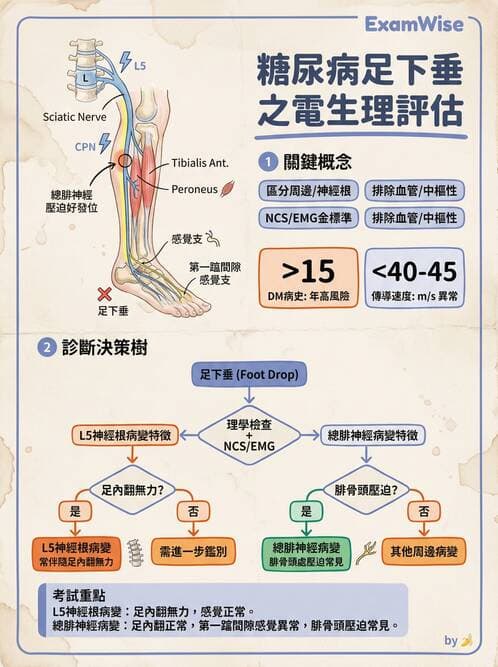 專師 - 周邊神經與脊髓病變 - AI 圖文解析預覽