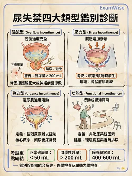 專師 - 尿失禁與排尿障礙 - AI 圖文解析預覽