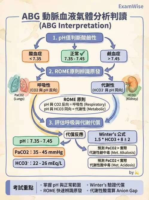物治 - 肺功能測試與血氣體分析 - AI 圖文解析預覽