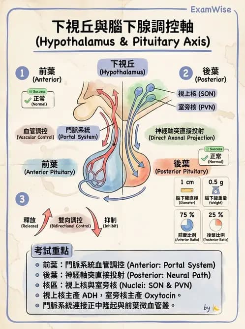 物治 - 內分泌系統生理 - AI 圖文解析預覽