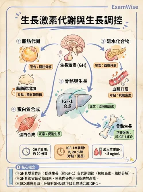 物治 - 內分泌系統生理 - AI 圖文解析預覽
