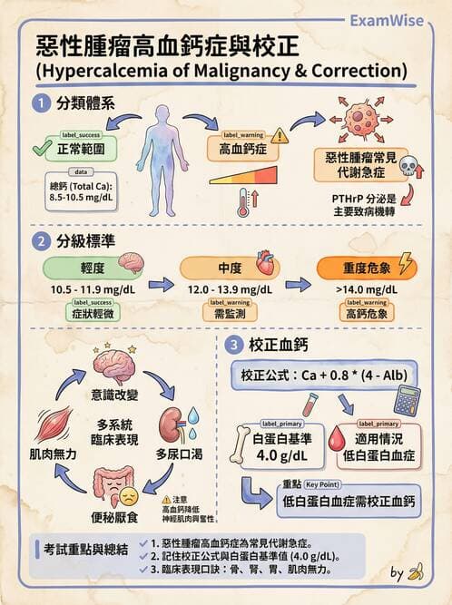專師 - 鈣磷鎂異常 - AI 圖文解析預覽