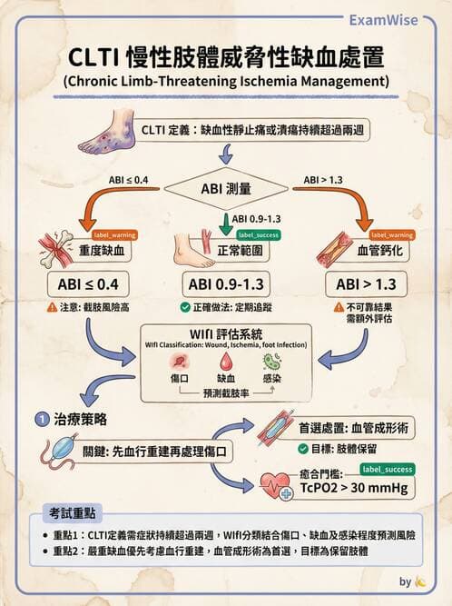 專師 - 周邊血管與靜脈疾病 - AI 圖文解析預覽