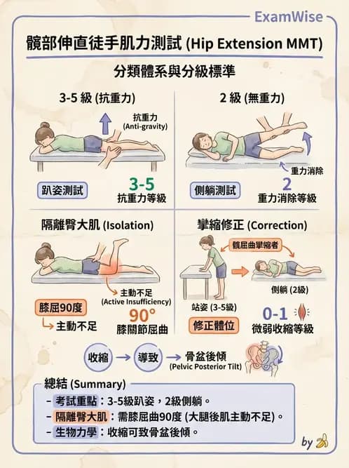 物治 - 下肢徒手肌力測試 - AI 圖文解析預覽