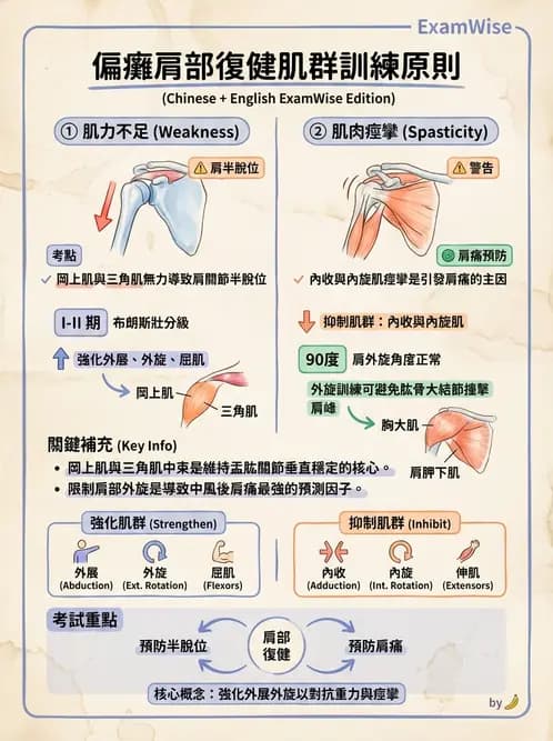 物治 - 腦中風上肢肩部與體適能 - AI 圖文解析預覽