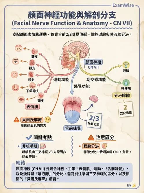物治 - 腦神經與脊神經解剖 - AI 圖文解析預覽