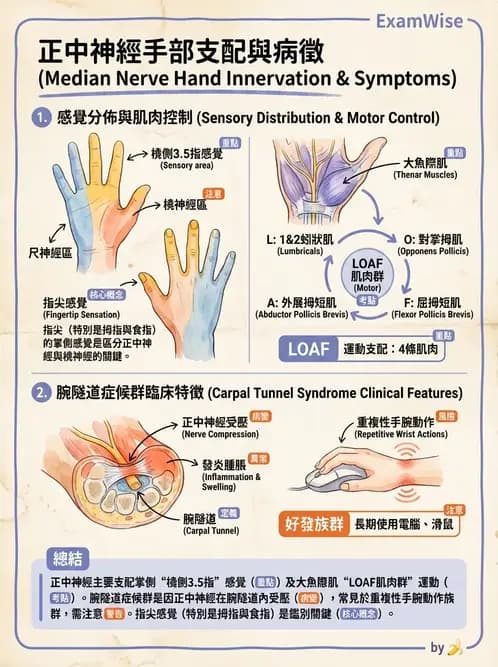 物治 - 周邊與自主神經解剖 - AI 圖文解析預覽