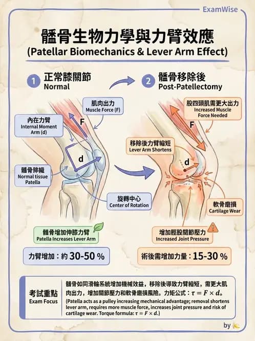物治 - 膝關節肌動學與生物力學 - AI 圖文解析預覽