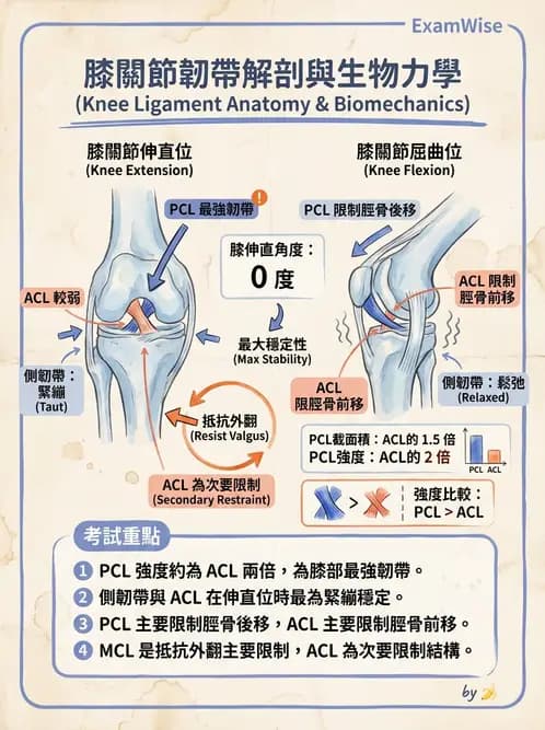 物治 - 膝關節肌動學與生物力學 - AI 圖文解析預覽