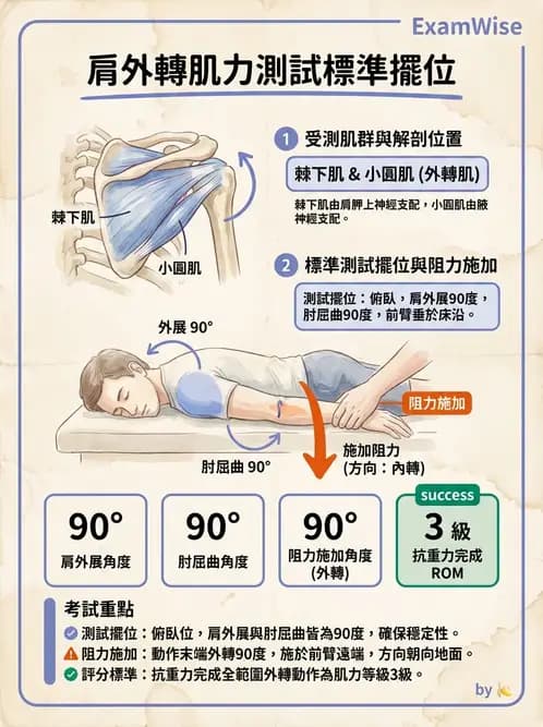物治 - 上肢徒手肌力測試 - AI 圖文解析預覽