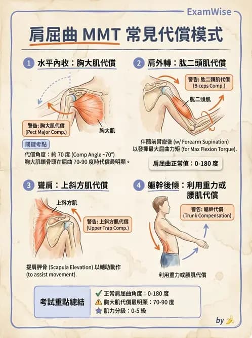 物治 - 上肢徒手肌力測試 - AI 圖文解析預覽