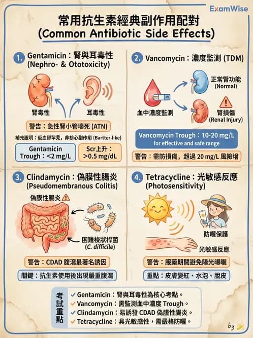 專師 - 抗生素藥理 - AI 圖文解析預覽