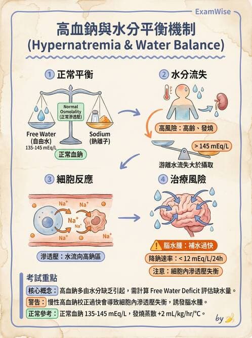 專師 - 鈉離子異常與SIADH - AI 圖文解析預覽